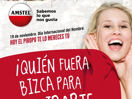 Hoy es el Día del Hombre y te has ganado un piropo, ¡Guapo! amstel-dia-hombre-piropeator