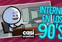 Así era internet en los 90