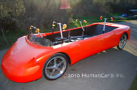 Human Car, un coche que funciona a «propulsión humana» humanCar