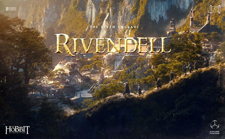 Un paseo interactivo por la Tierra Media de El Hobbit Rivendell-el-hobbit