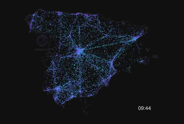 Mapa de uso de Twitter en España mapa-twitter-espanajpg