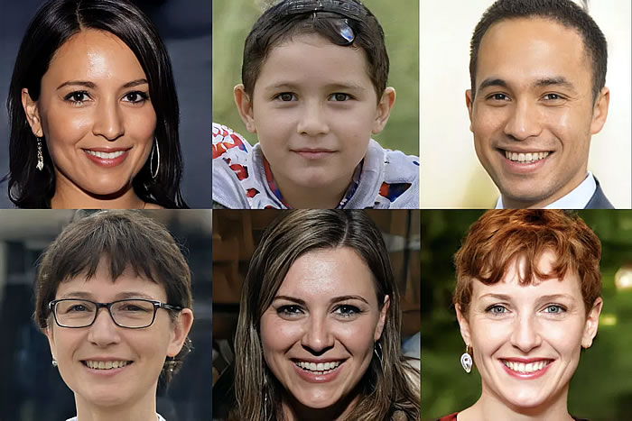 Estas personas no existen han sido creadas por ordenador